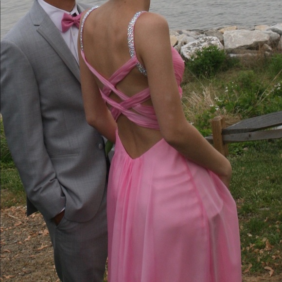 Sweet Pink Ball Gown Dress - Picture 4 of 8